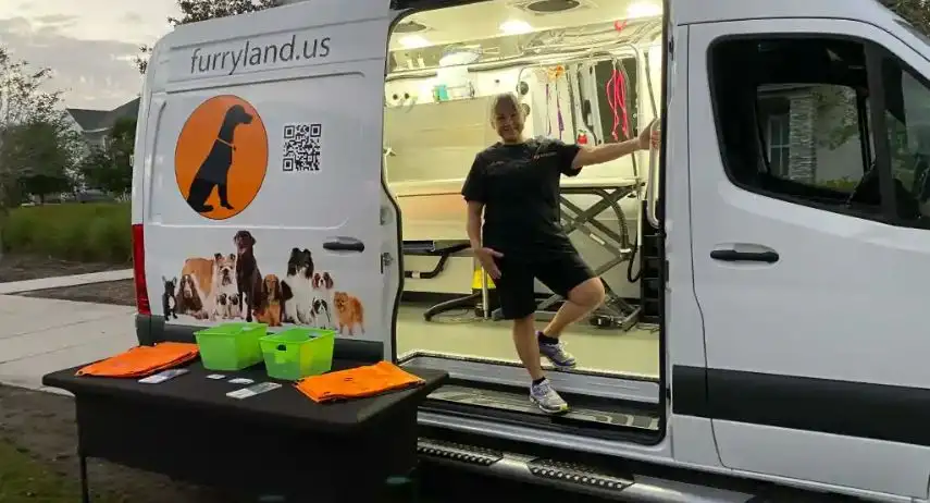 Furry Land Mobile Pet Grooming Franchise Opportunity